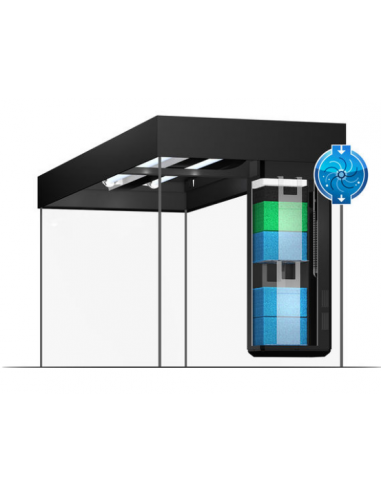 Aquarium RIO 125 LED (2x14w) NOIR  JUWEL