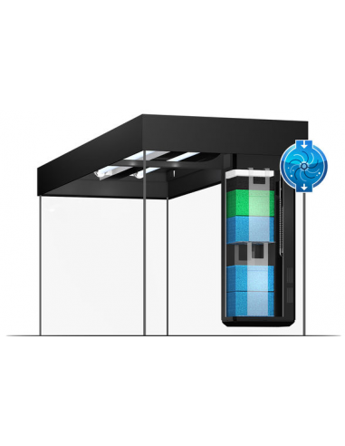 Aquarium RIO 180 LED (2x23w) NOIR  JUWEL