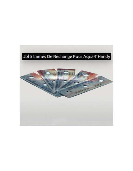 JBL 5 lames de rechange pour Aqua-T-Handy - JBL Aquarium