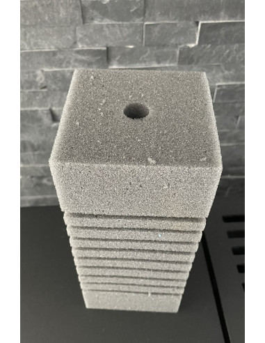 Mousse filtration 9x9x20 cm