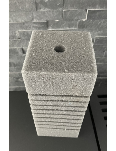 Mousse filtration 9x9x20 cm
