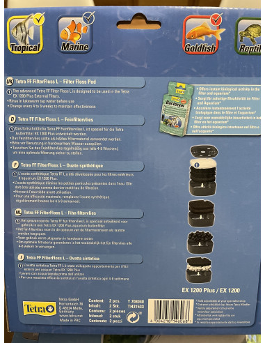 FF filterfloss L ouate Tetra FF filterfloss L ouate Tetra