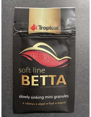 Tropical soft Line betta  nourriture combattant  5g