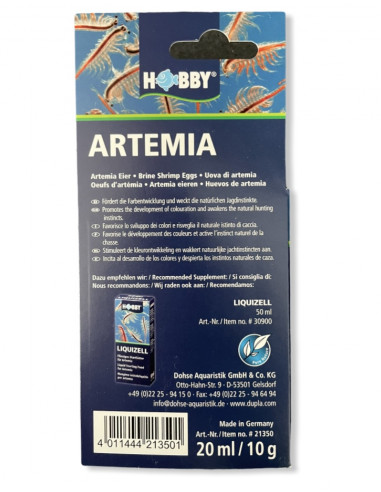 Oeufs d 'artémia 20ml 10g Oeufs d 'artémia 20ml 10g