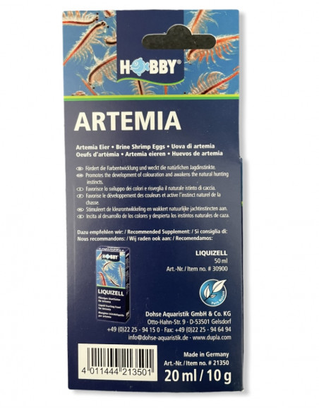 Oeufs d 'artémia 20ml 10g Oeufs d 'artémia 20ml 10g