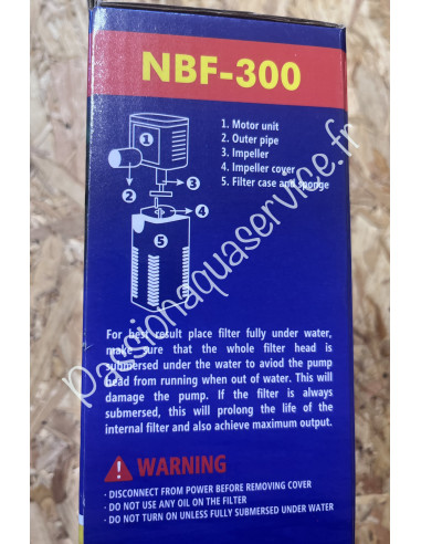 Filtre interne NBF-300