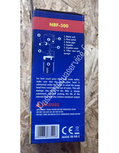 Filtre interne NBF-500 Filtre interne NBF-500