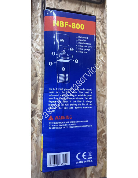 Filtre interne NBF-800